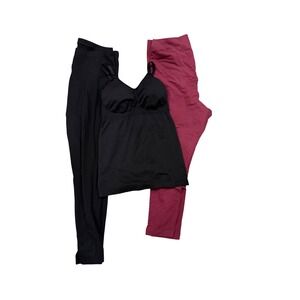 Old Navy Maternity Bundle XL Nursing Camisole and 4-Way Stretch Leggings Set